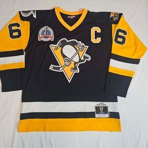 Pittsburgh Penguins Mario Lemieux Mitchell & Ness 1991/92 NHL Power Play Jersey